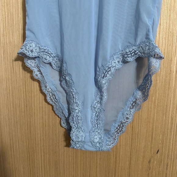 We Are HAH BLUE Body Glove Stretch-mesh Bodysuit, Size XS (v) - Picture 3 of 11